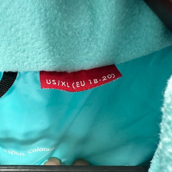 Spyder Vest Womens XL Blue Full Zip Chris Davenport Nylon Shell Puffer Jacket - Picture 8 of 13